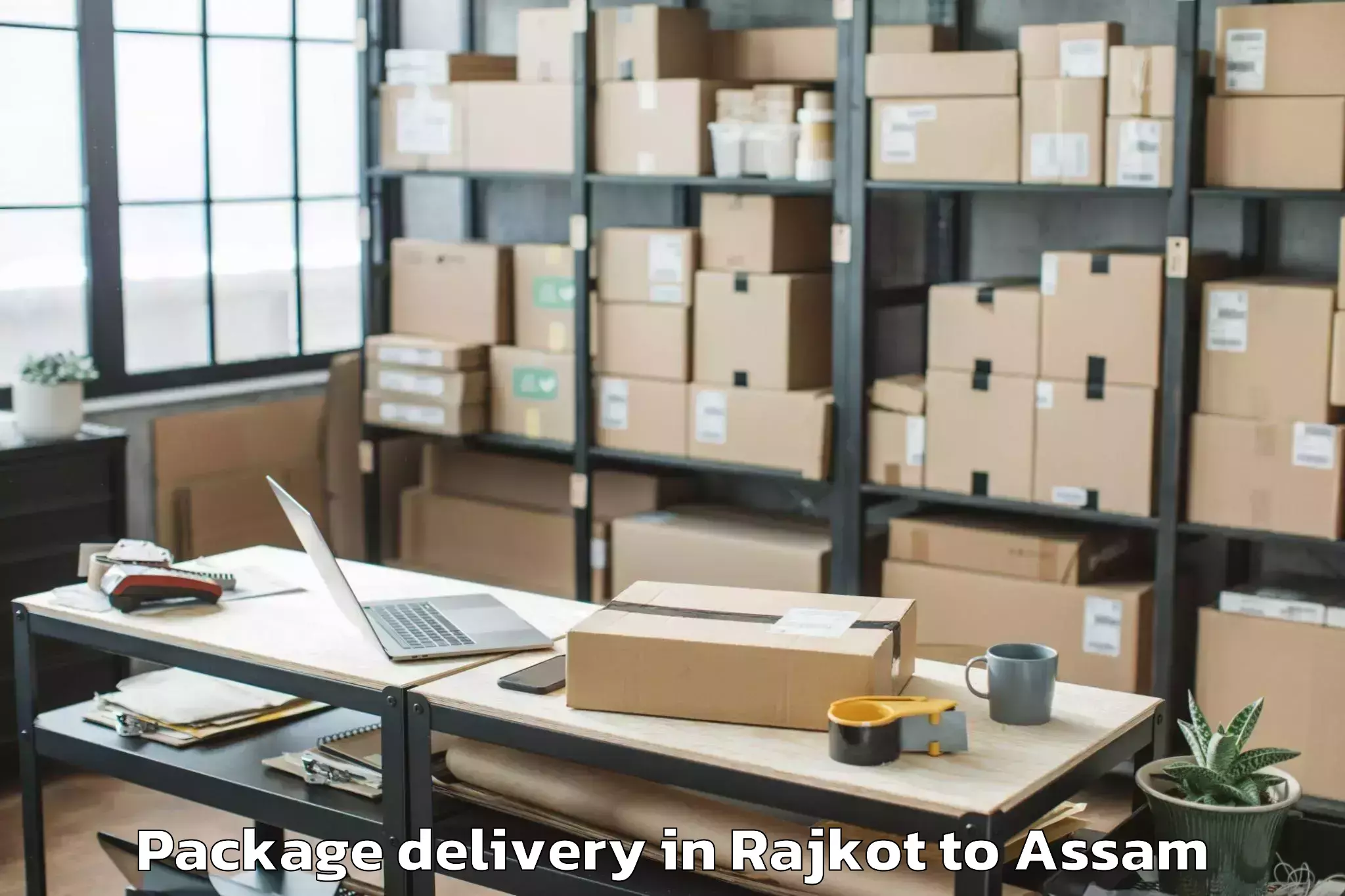 Leading Rajkot to Mangaldai Package Delivery Provider